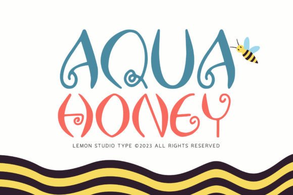Aqua Honey: The Playful Display Font for Modern Web Design