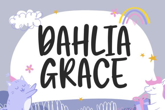 Dahlia Grace: A Handwritten Display Font for Editorial Design