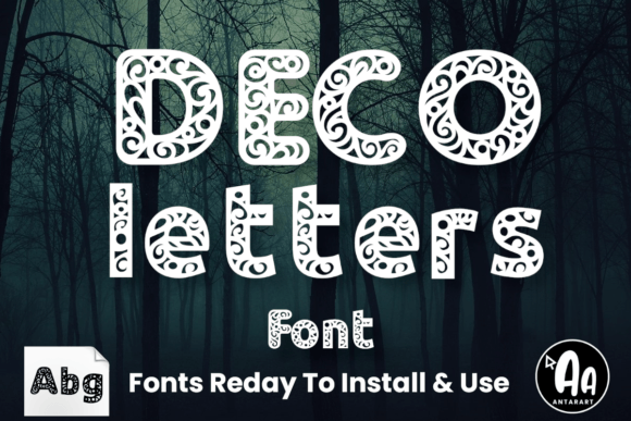Deco Letters: The Elegant Typeface for Handmade Branding