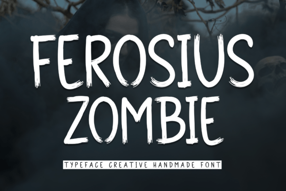 Ferosius Zombies: A Playful Display Typeface for Modern Web Design