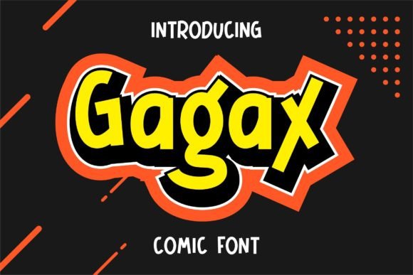 Gagax: The Playful Display Typeface for Modern Editorial Design