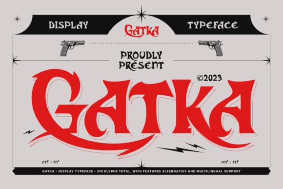 Gatka: The Bold Display Typeface for Modern Editorial Design
