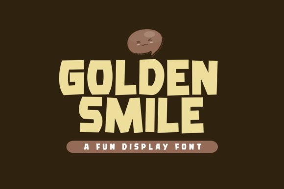 Golden Smile: A Playful Display Typeface for Modern Web Design
