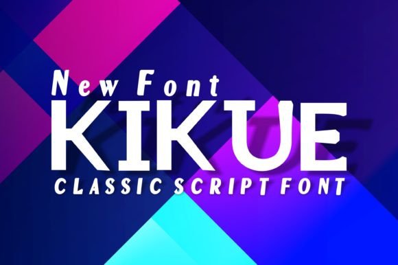 Kikue: The Premium Display Font for Modern Web Design