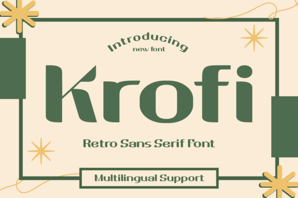 Krofi: The Retro Display Font That Transforms Your Handmade Shop