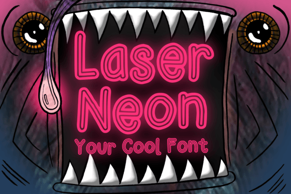 Laser Neon: The Creative Font That Elevates Small Business Branding