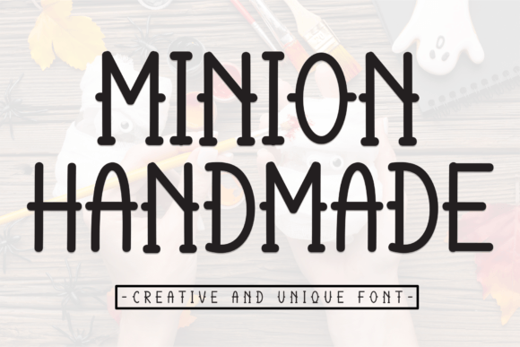 Minion Handmade: The Perfect Display Font for Creative Crafts