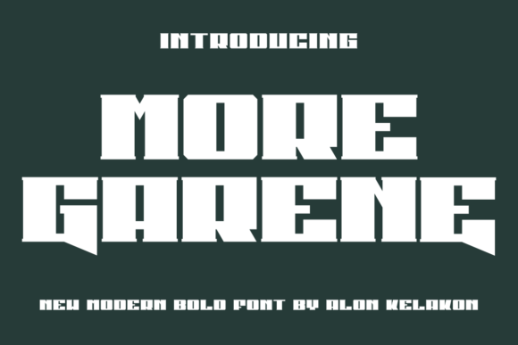More Garene: The Perfect Display Font for Handmade Products
