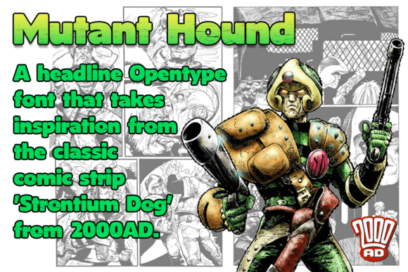 Mutant Hound: The Retro Display Font That Powers Bold Campaigns