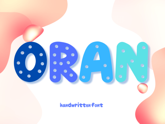 Oran: A Quirky Display Typeface for Editorial Projects