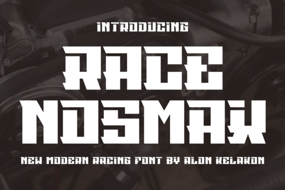 Race Nosmax: The Modern Display Typeface for High-Impact Web Design