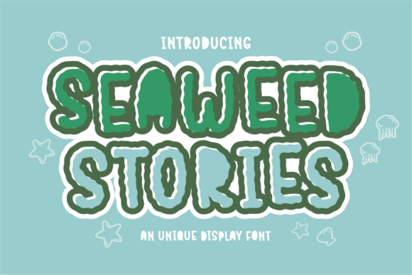 Seaweed Stories: The Bold Display Font for Standout Branding
