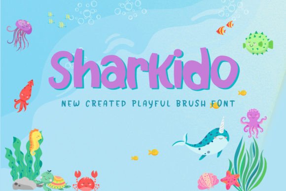 Sharkido: A Sweet Display Typeface for Modern Editorial Design