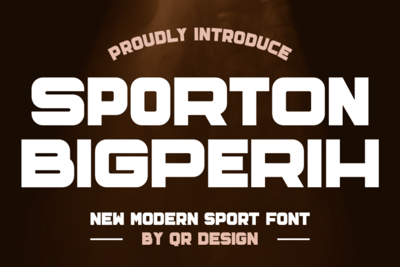 Sporton Bigperih: A Bold Display Typeface for Modern Editorial Design