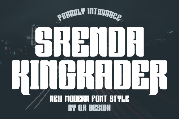 Srenda Kingkader: The Bold Typeface for Impactful Editorial Design