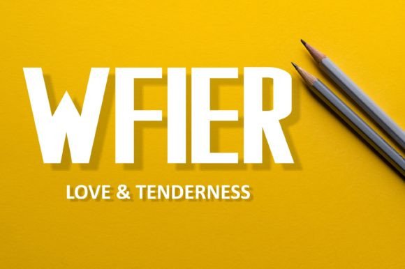 Wfier: The Fun Display Typeface for Bold Small Business Branding