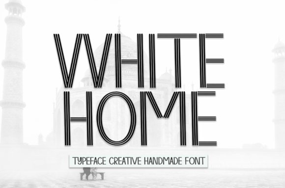 White Home: The Sweet Display Font for Handmade Creations