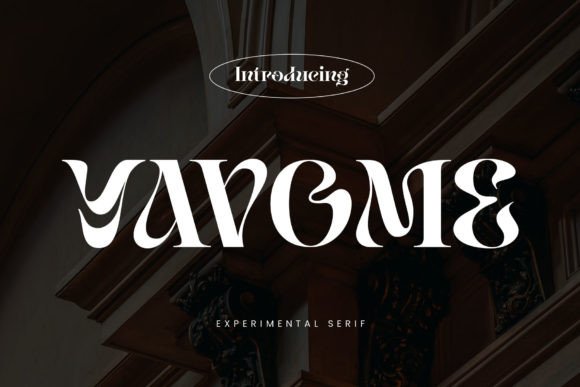 Yavome: A Quirky Serif Display Font for Dynamic Web Design