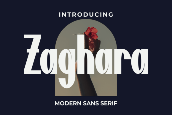 Zaghara: The Bold Display Typeface for Handmade Brands