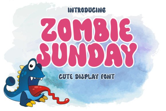 Zombie Sunday: A Joyful Display Font for Modern Brand Identity